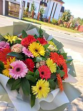 Букет цветов из:  Герберы #REPLACE_PRED# Должанской